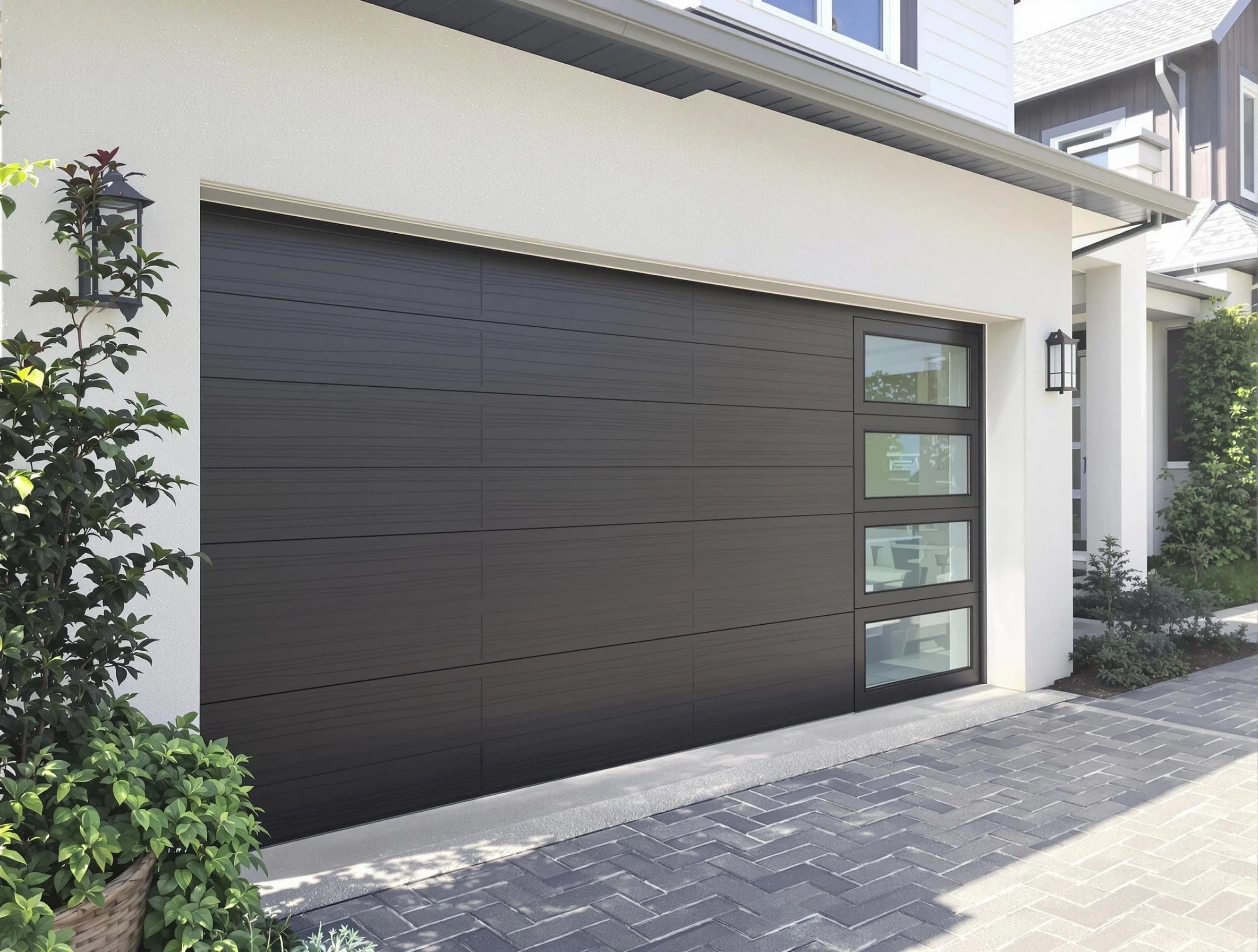 Custom garage door installation by Sandy Springs Garage Door Repair in Sandy Springs