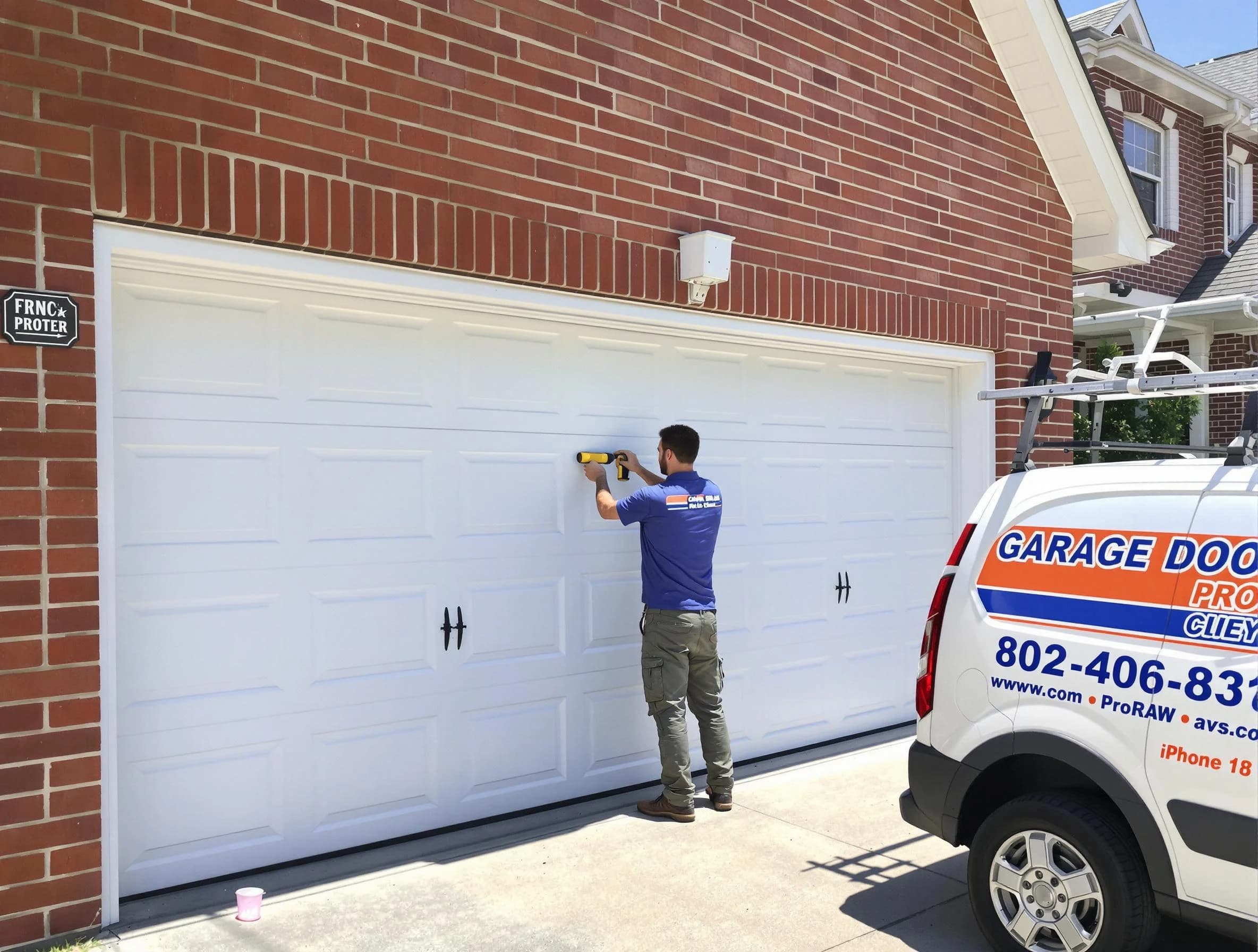 Local garage door repair service by Sandy Springs Garage Door Repair in Sandy Springs