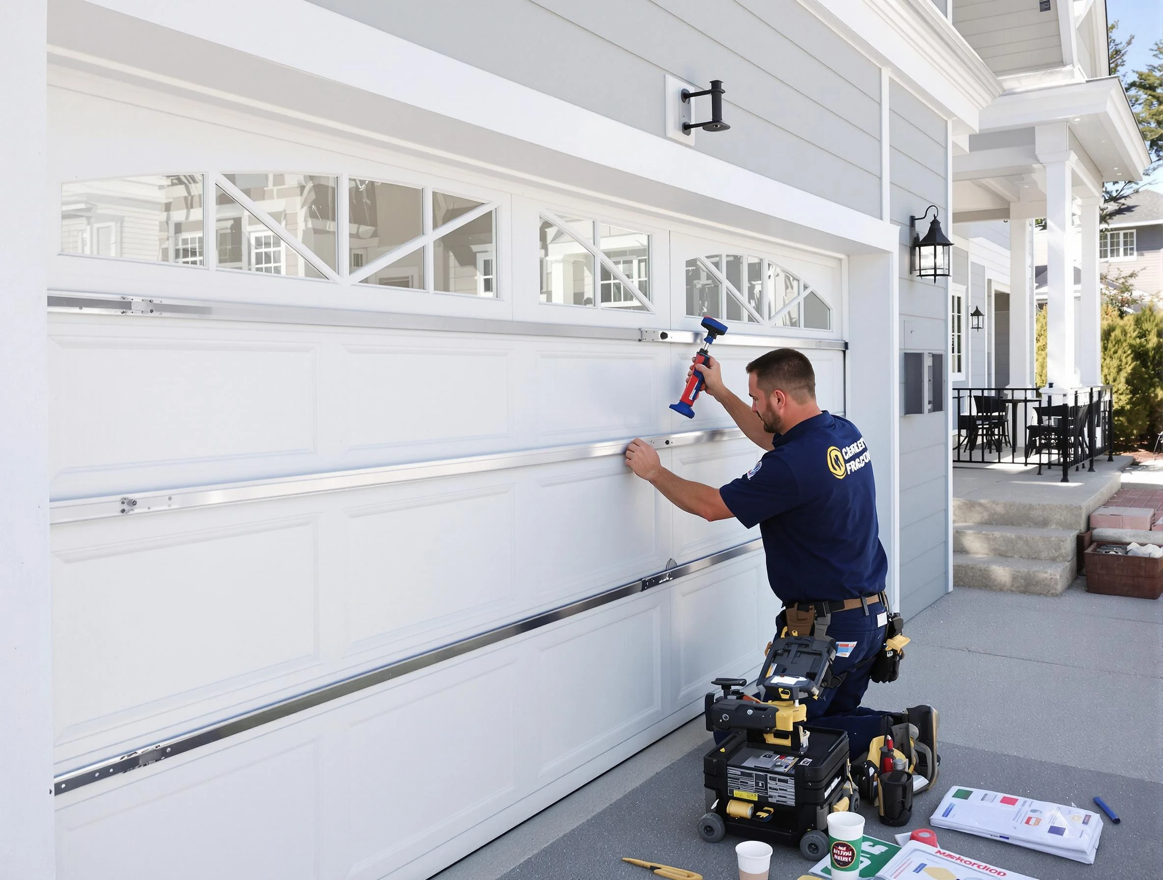 Professional garage door installation by Sandy Springs Garage Door Repair in Sandy Springs